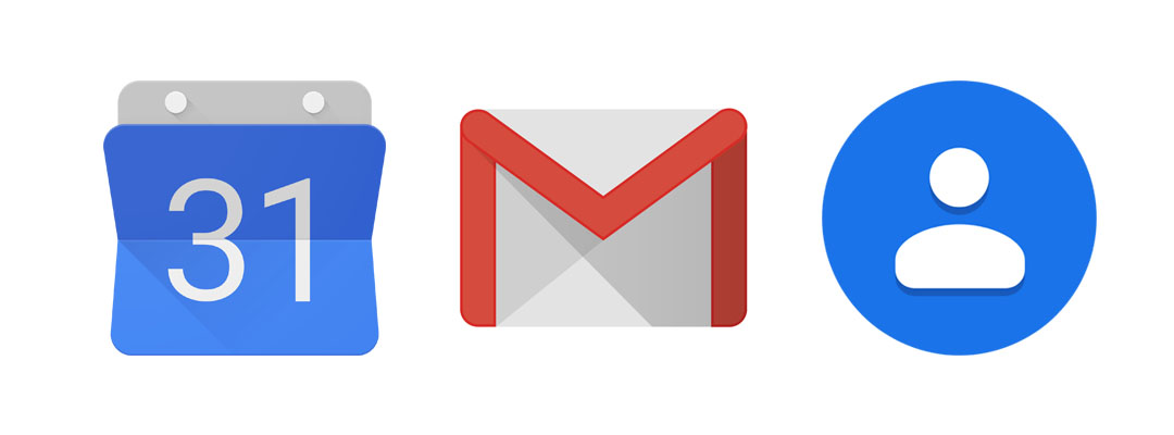 Google Mail – Contact – Agenda – Hangout