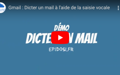 Vidéo : Dicter un mail à l’aide de la saisie vocale