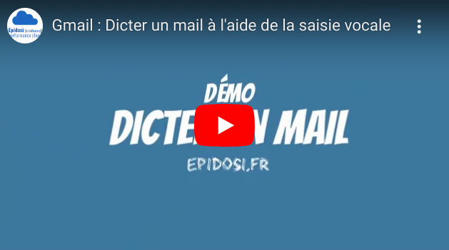 Vidéo : Dicter un mail à l’aide de la saisie vocale