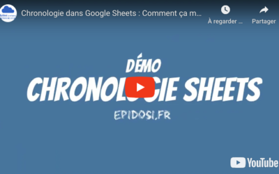 Vidéo : Chronologie dans Google Sheets : Comment ça marche ?