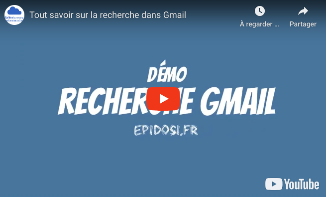 Vidéo : Tout savoir sur la recherche dans Gmail