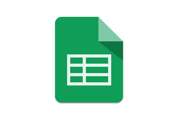 Formations Google Sheets